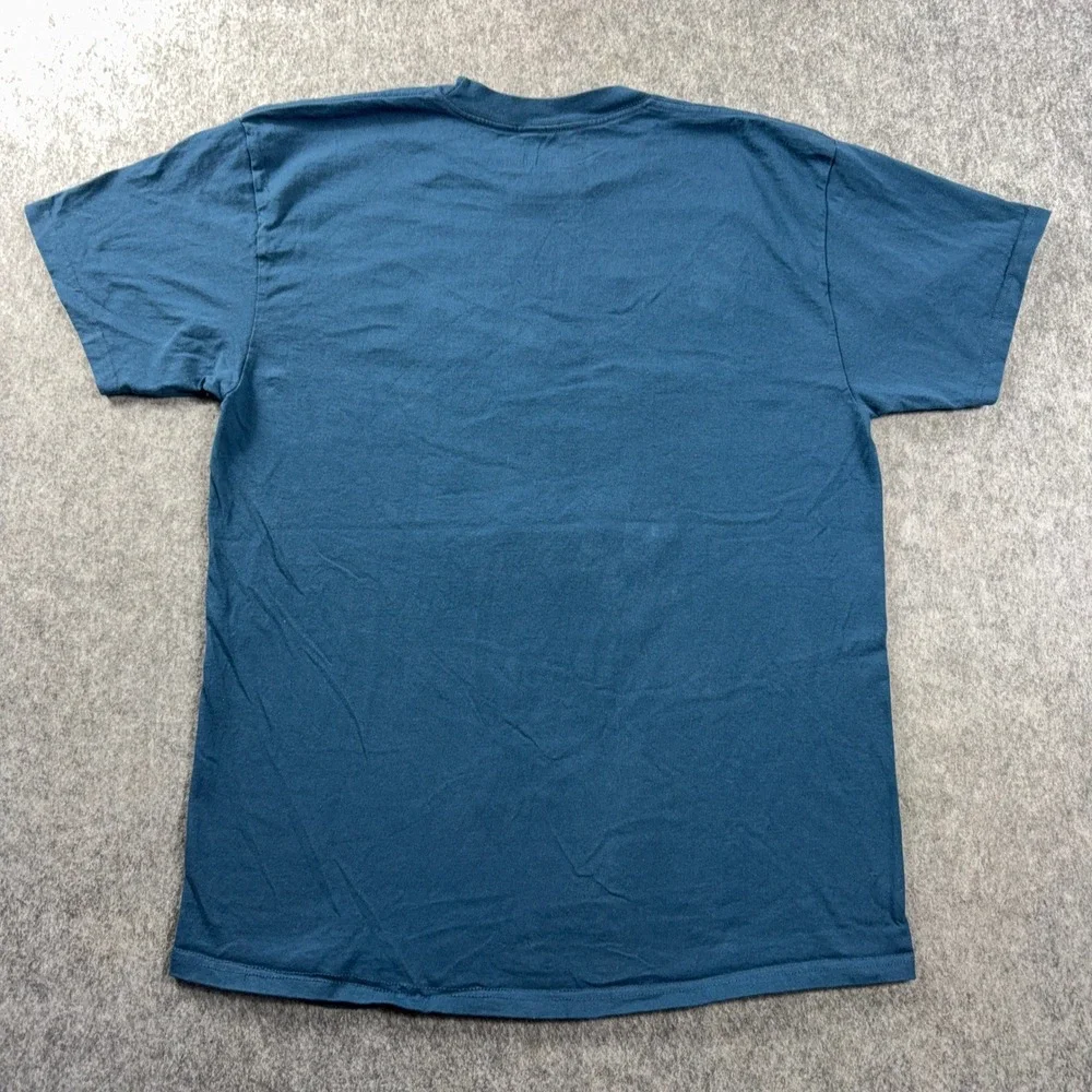 BoxLunch Demon Slayer Inosuke Mens Graphic T-Shirt L  Beast Breathing  Teal Blue